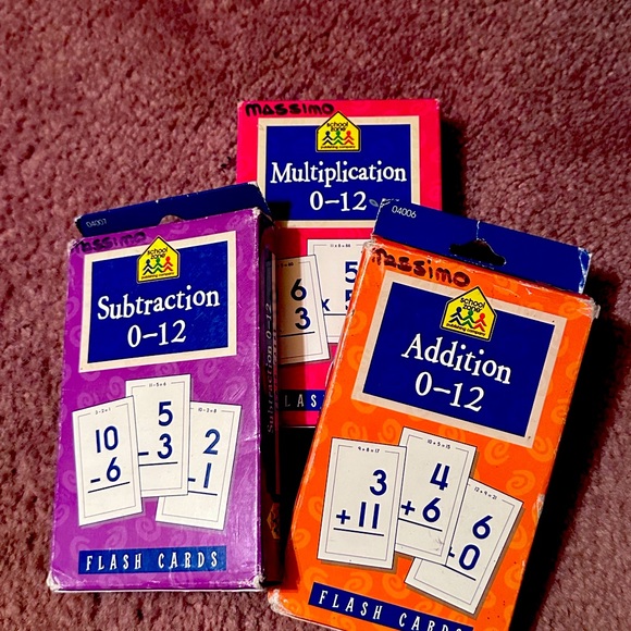 Math Flash Cards - Picture 1 of 8